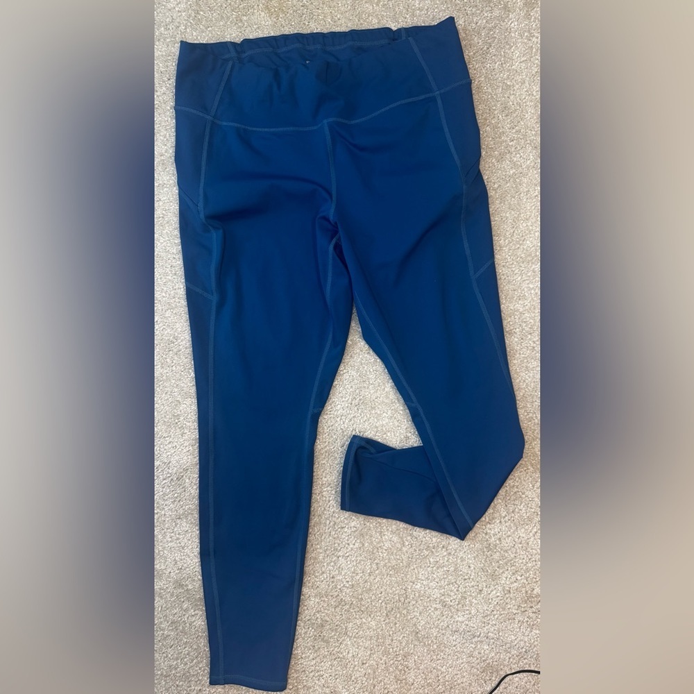 Athleta Ocean Blue Leggings XL
